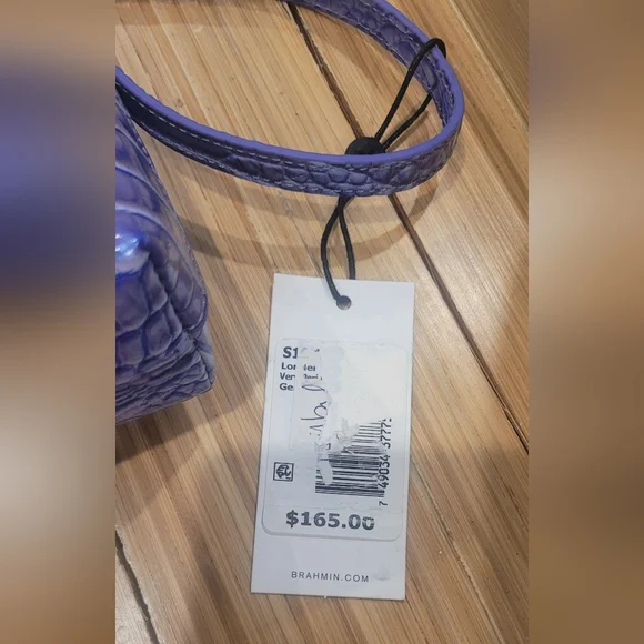 Brahmin Lorelei Shoulder Croc-Embossed Crossbody Bag - Picture 14 of 14